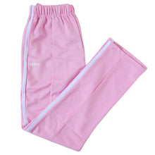 画像をギャラリービューアに読み込む, ジャージ パンツ キッズ 女子 女の子 かわいい ボトム 140 150 160 170 (パステル 女子 運動着 ボトム 紫外線 UV ロゴ プリーツ)