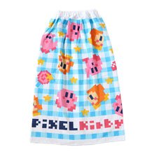 画像をギャラリービューアに読み込む, ラップタオル 巻きタオル 綿100% キャラクター かわいい キッズ 子供 80cm丈 ビーチタオル バスタオル 小学生 プール 水泳 男の子 男子 ジュニア 吸水 マリオ スプラトゥーン (在庫限り)