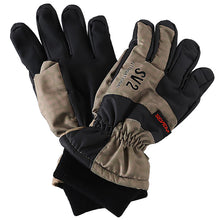 画像をギャラリービューアに読み込む, 手袋 キッズ スキー 雪遊び 防水 男の子 冬 KS KM KL JSS JS JM JL 子供用 子ども ジュニア てぶくろ かっこいい 滑り止め あたたかい 5本指 黒 白 ベージュ