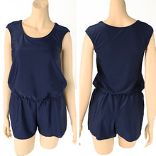 画像をギャラリービューアに読み込む, スクール水着 女の子 ワンピース 体型カバー キュロット 中学生 女子 高校生 カップ付き 7号~13号 水着 パッド 無地 プール 水泳 シンプル パンツ (在庫限り)