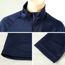 画像をギャラリービューアに読み込む, ラッシュガード スクール ジッパー付 長袖 女子 男子 中学生 高校生 無地 S M L LL 水着 女の子 男の子 前ファスナー 紫外線対策 プール スイミング スイムウェア (在庫限り)