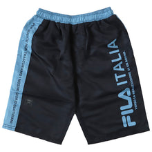 画像をギャラリービューアに読み込む, スクール水着 男の子 サーフパンツ キッズ シンプル FILA 130 140 150 160 170 ミドル丈 水泳 海 プール 男児 男子 ジュニア 海パン 子ども 小学校 水泳 (在庫限り)