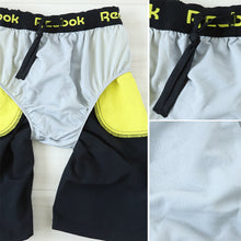 画像をギャラリービューアに読み込む, スクール水着 男の子 サーフパンツ キッズ シンプル Reebok 130 140 150 160 170 ミドル丈 水泳 海 プール 男児 男子 ジュニア 海パン 子ども 小学校 水泳 (在庫限り)
