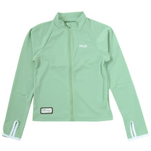 画像をギャラリービューアに読み込む, ラッシュガード 子供 女子 ジュニア キッズ FILA 長袖 130 140 150 160 170 フィラ スクール 水着 女の子 スク水 プール 紫外線対策 uvカット 水泳 学校 (送料無料) (在庫限り)