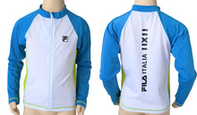 画像をギャラリービューアに読み込む, ラッシュガード 子供 男子 男の子 ジュニア キッズ FILA 長袖 130 140 150 160 170 フィラ スクール 水着 プール 紫外線対策 uvカット 水泳 学校 (在庫限り)