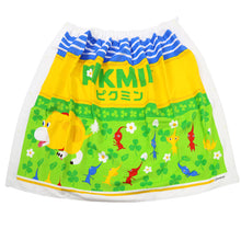 画像をギャラリービューアに読み込む, ラップタオル 巻きタオル 綿100% キャラクター かわいい キッズ 子供 80cm丈 ビーチタオル バスタオル 小学生 プール 水泳 男の子 男子 女の子 女子 ジュニア 吸水 ピクミン (在庫限り)