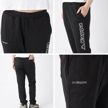 画像をギャラリービューアに読み込む, レディース スウェット パンツ ズボン 裏毛 Kappa カッパ ボトムス M L LL ロングパンツ 秋冬 春 スエット スポーツウェア 長ズボン 運動 暖かい 伸縮性 紫外線