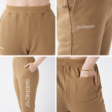 画像をギャラリービューアに読み込む, レディース スウェット パンツ ズボン 裏毛 Kappa カッパ ボトムス M L LL ロングパンツ 秋冬 春 スエット スポーツウェア 長ズボン 運動 暖かい 伸縮性 紫外線