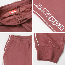 画像をギャラリービューアに読み込む, レディース スウェット パンツ ズボン 綿混 裏起毛 Kappa カッパ ボトムス M L LL ロングパンツ 秋冬 春 スポーツウェア 長ズボン 運動 暖かい 伸縮性 紫外線