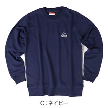 画像をギャラリービューアに読み込む, Kappa クルーネック スウェット 裏毛 カッパ トップス M L LL 男性 男子 長袖 スウェット トレーナー スポーツウェア トップス 運動 秋冬 春 暖かい 紫外線