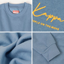 画像をギャラリービューアに読み込む, Kappa クルーネック スウェット TC裏起毛 あったか 暖かい M L LL 男性 男子 長袖 スウェット トレーナー スポーツウェア トップス 運動 秋冬