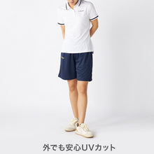 画像をギャラリービューアに読み込む, ニッキー レディース ハーフパンツ スポーツ パンツ Kappa 吸水速乾 UVカット メッシュ 短パン ルームウェア 部屋着 トレーニング ランニング ジム ウォーキング M L LL 夏 涼しい 軽量 ショートパンツ 婦人 カッパ ワンポイント シンプル