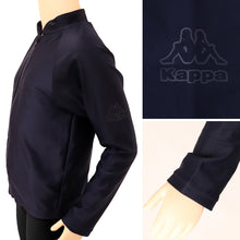 画像をギャラリービューアに読み込む, キッズ ラッシュガード 長袖 ジップ Kappa 水陸両用 UVウェア 子供 ジュニア 男の子 女の子 UVカット90%以上 紫外線対策 海 プール 川遊び 140cm~170cm ぴったり ストレッチ ポリエステル