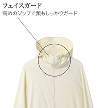 画像をギャラリービューアに読み込む, UVパーカー レディース 接触冷感 吸汗速乾 サンバイザー付き UVジャケット M L LL ナイロン混 ストレッチ 薄手 涼しい 日焼け対策 紫外線対策 冷感パーカー フード付き 長袖 羽織り ラッシュガード風 夏 春夏 日よけ アウトドア 自転車 運転 通勤