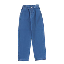 画像をギャラリービューアに読み込む, 女の子 デニム パンツ ハイウエスト 長ズボン 子供服 140~160cm ズボン ロングパンツ パンツ ジーンズ ジーパン ボトム ボトムス ガールズ ガール 女子 キッズ ジュニア 女児 子供 通学 デイリー