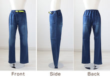 画像をギャラリービューアに読み込む, 男の子 デニム 長ズボン ロングパンツ ボトムス 140~170cm (ストレッチパンツ ストレッチデニム ジーンズ ジーパン ズボン キッズ ジュニア こども 子ども 子供服 通園 通学 デイリー) (在庫限り)