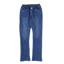 画像をギャラリービューアに読み込む, 女の子 裏起毛 デニム 長ズボン ロングパンツ ボトムス 90~160cm (スキニーパンツ シャギーパンツ デニム ジーパン ジーンズ ストレッチ ズボン キッズ ジュニア こども 子供 子供服 ボトムス 通園 通学 デイリー) (在庫限り)