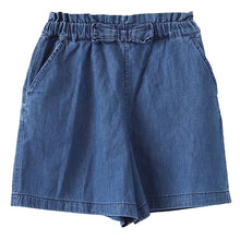 画像をギャラリービューアに読み込む, 女の子 キュロット キッズ スカーチョ ショートパンツ ガウチョ 子供服 夏 ボトムス 110~160cm 薄手 涼しい デニム 子供 綿100% コットン ガールズ ガール 女子 ジュニア 女児 ボトム 通園 通学 デイリー (在庫限り)