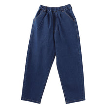 画像をギャラリービューアに読み込む, 子供 ストレッチパンツ 長ズボン ロングパンツ ボトムス 男の子 女の子 130~160cm 子供服 キッズ チノ デニム ジーンズ ジーパン ズボン ジュニア こども 子ども 通学 デイリー ユニセックス 男女兼用
