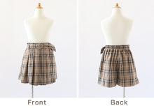 画像をギャラリービューアに読み込む, キッズ キュロットスカート パンツ 女の子 スカーチョ 140~160cm 子供 子供服 子ども服 秋服 冬服 ボトムス ジュニア チェック ガールズ ガール 女子 女児 ボトム (在庫限り)