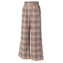 画像をギャラリービューアに読み込む, 子供 女の子 ワイドパンツ ボトムス 120 130 140 150 160cm 薄手 キュロット スカート風 ズボン パンツ キッズ ジュニア こども 子供服 ボトム 通園 通学 デイリー 春 夏 秋 チェック柄 無地