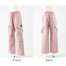画像をギャラリービューアに読み込む, 子供 女の子 ズボン カーゴパンツ 長ズボン ロングパンツ ボトムス ツイルパンツ 120 130 140 150 160cm キッズ ジュニア こども 子供服 ボトムス 通園 通学 デイリー
