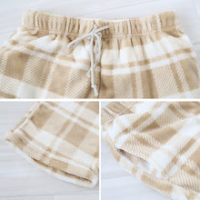 画像をギャラリービューアに読み込む, ルームパンツ レディース 冬 起毛 パジャマ ズボン かわいい あったかい ルームウェア 部屋着 M-L ルームウエア ボトム パンツ やわらかい もこもこ 柄 防寒対策 ボーダー チェック ドット 婦人 女性 女子 (在庫限り)