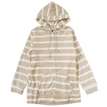 画像をギャラリービューアに読み込む, ルームウェア パーカー レディース もこもこ 冬 フード ルームウエア 部屋着 M-L パジャマ かわいい あったかい 秋 春 モコモコ やわらかい 柄 防寒対策 起毛 ボーダー チェック (在庫限り)