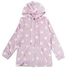 画像をギャラリービューアに読み込む, ルームウェア パーカー レディース もこもこ 冬 フード ルームウエア 部屋着 M-L パジャマ かわいい あったかい 秋 春 モコモコ やわらかい 柄 防寒対策 起毛 ボーダー チェック (在庫限り)