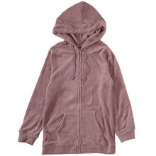 画像をギャラリービューアに読み込む, パーカー レディース 冬 ルームウェア パジャマ かわいい あったかい 部屋着 M-L ジップパーカー 女性 やわらかい もこもこ フード 防寒対策 起毛 無地 シンプル (在庫限り)