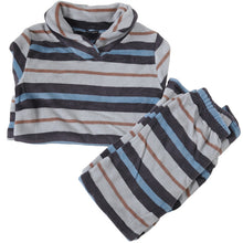 画像をギャラリービューアに読み込む, パジャマ レディース 冬 かわいい あったかい ルームウェア 長袖 婦人 ヘチマ襟 部屋着 M-L やわらかい もこもこ 柄 上下 ボーダー シマエナガ 花柄 クマ ハリネズミ パンダ