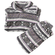 画像をギャラリービューアに読み込む, パジャマ レディース 冬 かわいい あったかい ルームウェア 長袖 婦人 ヘチマ襟 部屋着 M-L やわらかい もこもこ 柄 上下 ボーダー シマエナガ 花柄 クマ ハリネズミ パンダ