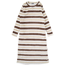 画像をギャラリービューアに読み込む, ルームウェア ワンピース 冬 長袖 レディース ルームウエア 部屋着 パジャマ かわいい あったかい M-L もこもこ 柄 起毛 ボーダー チェック 猫 ハリネズミ 花 無地 女性 女子 防寒対策 やわらかい