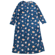 画像をギャラリービューアに読み込む, ルームウェア ワンピース 冬 長袖 レディース ルームウエア 部屋着 パジャマ かわいい あったかい M-L もこもこ 柄 起毛 ボーダー チェック 猫 ハリネズミ 花 無地 女性 女子 防寒対策 やわらかい