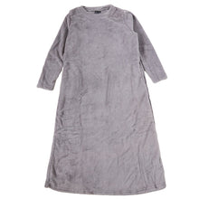 画像をギャラリービューアに読み込む, ルームウェア ワンピース 冬 長袖 レディース ルームウエア 部屋着 パジャマ かわいい あったかい M-L もこもこ 柄 起毛 ボーダー チェック 猫 ハリネズミ 花 無地 女性 女子 防寒対策 やわらかい