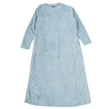 画像をギャラリービューアに読み込む, ルームウェア ワンピース 冬 長袖 レディース ルームウエア 部屋着 パジャマ かわいい あったかい M-L もこもこ 柄 起毛 ボーダー チェック 猫 ハリネズミ 花 無地 女性 女子 防寒対策 やわらかい