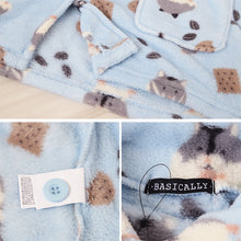 画像をギャラリービューアに読み込む, パジャマ レディース 冬 かわいい あったかい ルームウェア 長袖 婦人 前開き 部屋着 M-L やわらかい もこもこ 柄 上下 ボーダー 花柄 シマエナガ クマ ハリネズミ パンダ