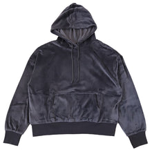 画像をギャラリービューアに読み込む, プルオーバー パーカー レディース 秋 冬 パジャマ 薄手 起毛 伸縮性 ルームウエア M L フード のびのび ベロア 部屋着 スウェット 女性 婦人 やわらかい 長袖 カンガルーポケット (在庫限り)