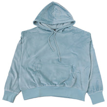 画像をギャラリービューアに読み込む, プルオーバー パーカー レディース 秋 冬 パジャマ 薄手 起毛 伸縮性 ルームウエア M L フード のびのび ベロア 部屋着 スウェット 女性 婦人 やわらかい 長袖 カンガルーポケット (在庫限り)