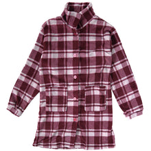 画像をギャラリービューアに読み込む, レディース カーディガン ルームウェア 冬 もこもこ チュニック 襟付き 柄 かわいい あったかい M-L ルームウエア 部屋着 パジャマ 冬用 暖かい 防寒 起毛 ハリネズミ ボーダー チェック ツリー ドット 犬 (在庫限り)