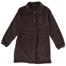 画像をギャラリービューアに読み込む, レディース カーディガン 冬 チュニック丈 ルームウェア パジャマ かわいい あったかい 部屋着 M-L やわらかい もこもこ 防寒対策 起毛 立ち襟 マイクロファイバー (在庫限り)