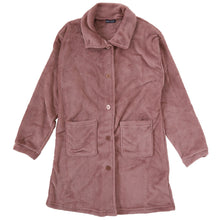 画像をギャラリービューアに読み込む, レディース カーディガン 冬 チュニック丈 ルームウェア パジャマ かわいい あったかい 部屋着 M-L やわらかい もこもこ 防寒対策 起毛 立ち襟 マイクロファイバー (在庫限り)