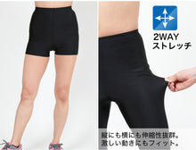 画像をギャラリービューアに読み込む, スパッツ 1分丈 冷感 スポーツ インナー M-L~3L (オーバーパンツ レギンス レディース ランニングウェア 下履き アンダーパンツ ショート ジュニア 大きいサイズ LL 3L)