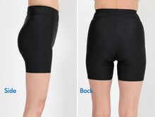 画像をギャラリービューアに読み込む, スパッツ 3分丈 スポーツ インナー M-L~3L (レギンス 大きいサイズ 3l レディース アンダーパンツ 黒 ジュニア)
