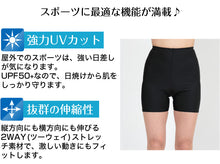 画像をギャラリービューアに読み込む, スパッツ 3分丈 スポーツ インナー M-L~3L (レギンス 大きいサイズ 3l レディース アンダーパンツ 黒 ジュニア)