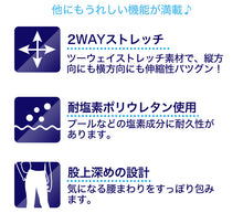 画像をギャラリービューアに読み込む, ラッシュガード レギンス レディース UPF50+ M-L~5L (スパッツ 10分丈 スポーツ アンダーウェア 水着 UVカット スイムレギンス ランニングウェア 大きいサイズ LL 3L 4L 5L)