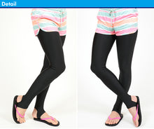 画像をギャラリービューアに読み込む, スイムトレンカ スポーツ インナー 2枚セット M-L~3L (ラッシュガード レディース 大きいサイズ 3l 水着インナー uvカット トレンカ)