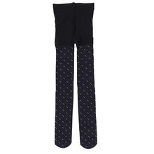 画像をギャラリービューアに読み込む, キッズ タイツ ドット柄 60デニール 子供 日本製 120cm・135cm 子供用 こども 女の子 水玉 柄 黒 ブラック 女児 冬 秋 小学生 幼稚園 (在庫限り)