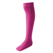 画像をギャラリービューアに読み込む, キッズ ソックス オーバーニー 80デニール ニーハイ 膝上 ひざ上 17-20cm・20-23cm 派手 靴下 子供 こども 女の子 女児 タイツ生地 冬 秋 無地 カラー (在庫限り)