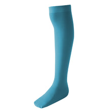 画像をギャラリービューアに読み込む, キッズ ソックス オーバーニー 80デニール ニーハイ 膝上 ひざ上 17-20cm・20-23cm 派手 靴下 子供 こども 女の子 女児 タイツ生地 冬 秋 無地 カラー (在庫限り)